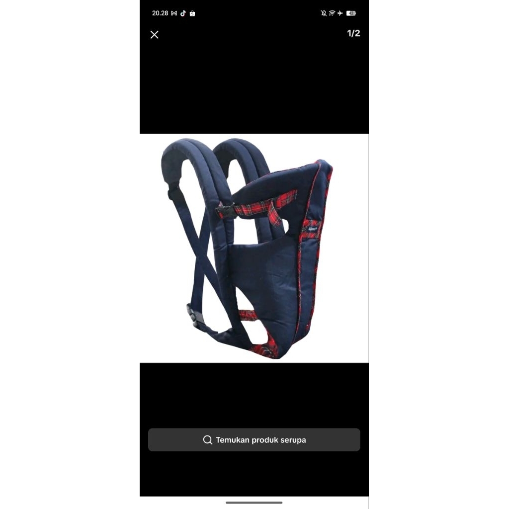 BABY SCOTS  Gendongan Baby- Baby Carrier ISG001