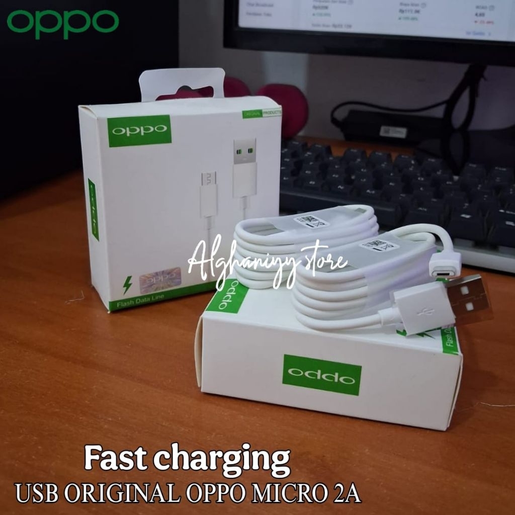 Kabel Data OPPO Neo 5s Oppo A37 Oppo R7 Lite Original 100% Fast Charging Micro USB