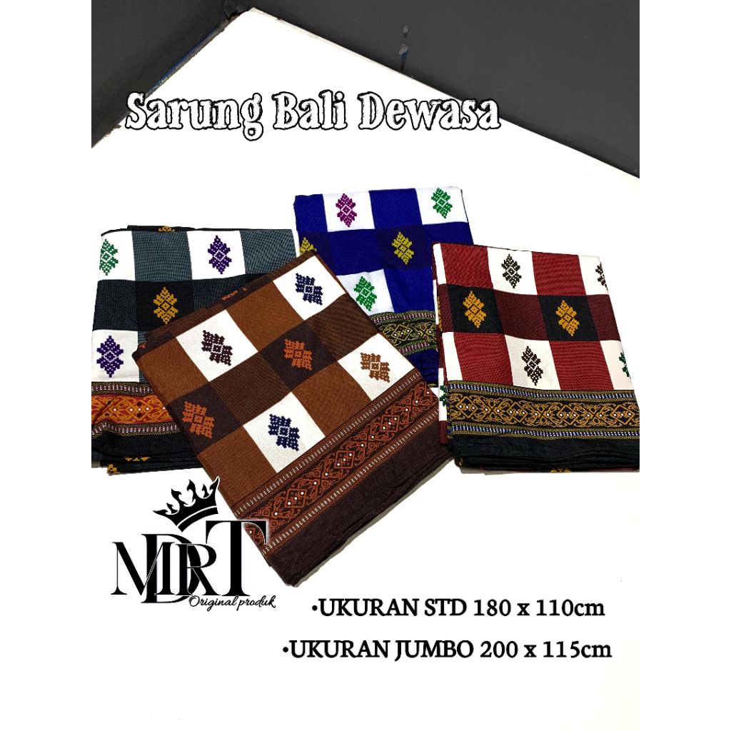 Sarung Bali pria sarung kotak