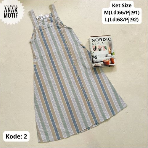 OVERAL ANAK MOTIF 3 POINT ORIGINAL