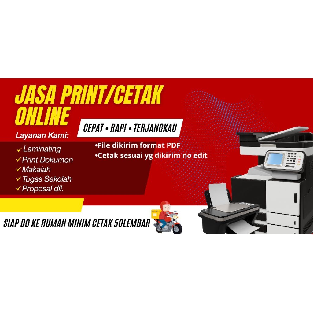 

Jasa Print Online/Print Tugas/Print Makalah