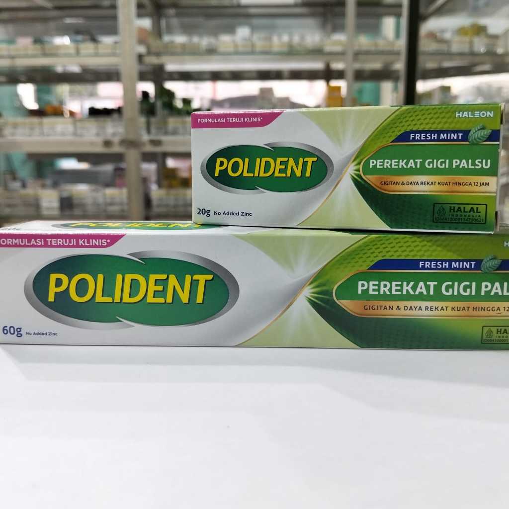 POLIDENT LEM GIGI BESAR DAN KECIL