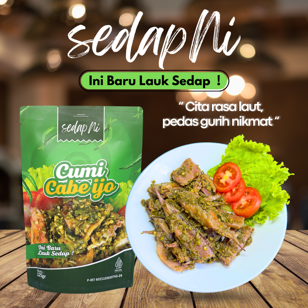 

SedapNi - Cumi Cabe Ijo / Lauk Siap Saji Ready To Eat