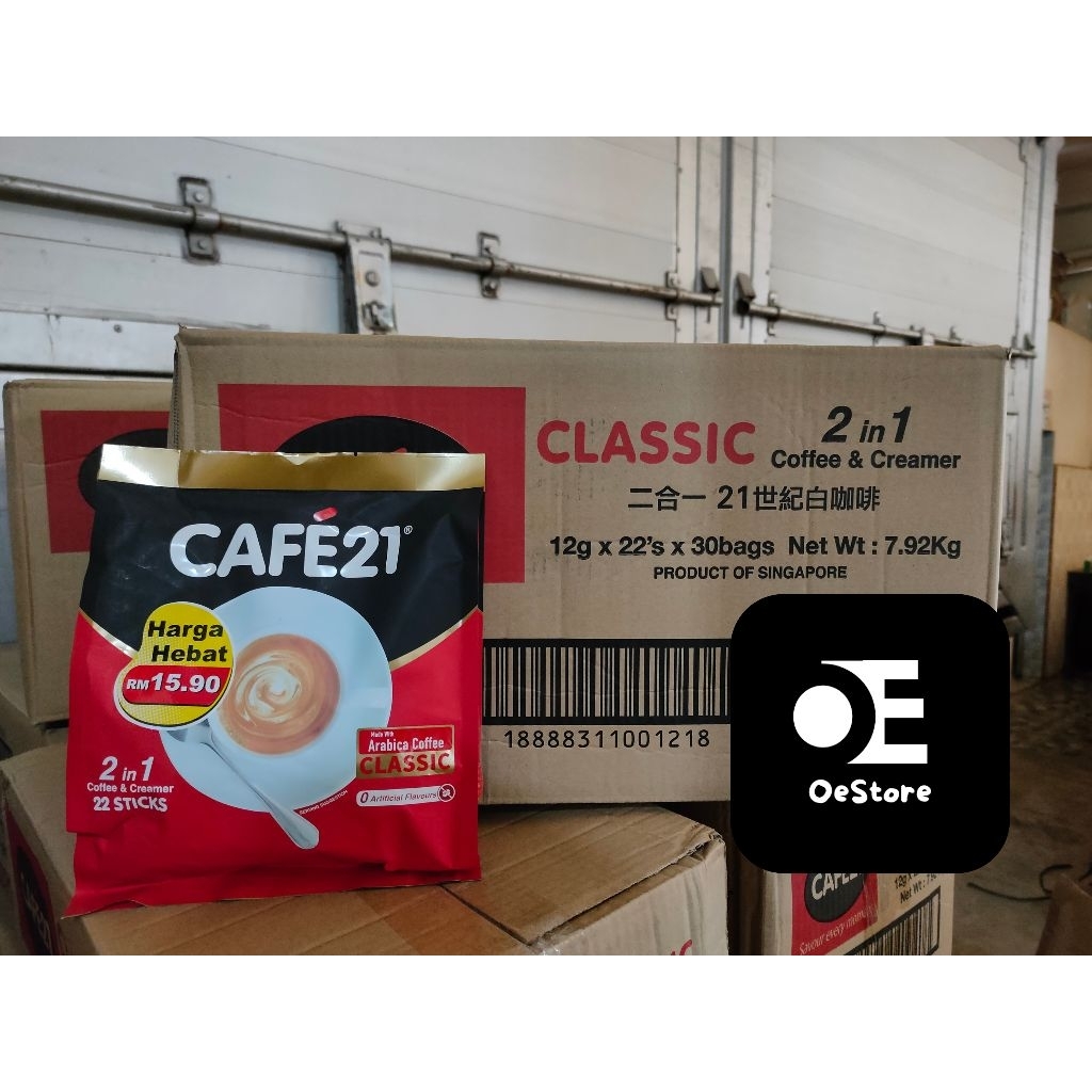 

CAFE 21 SUGAR INSTANT CoffeMix No Sugar Added 1Dus (30Bags x 25S)