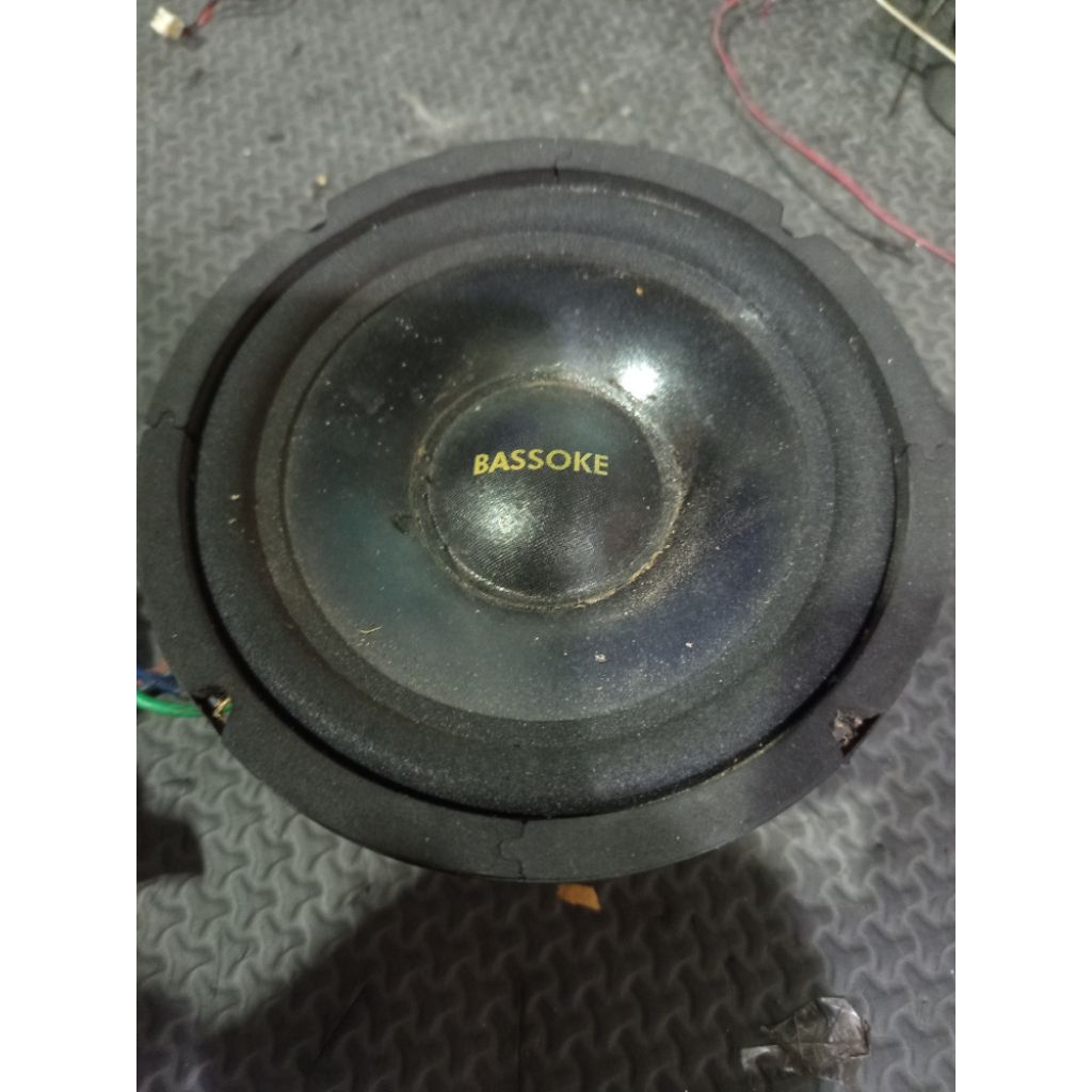 speaker 6 inch bekas copotan bazzoke normal bass