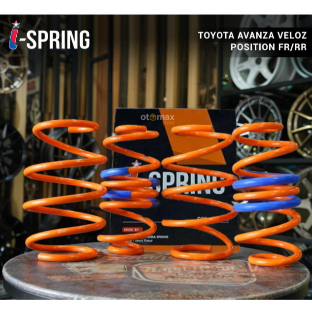 Per Mobil i-Spring Toyota Avanza Veloz - Lowering Kit Depan Belakang