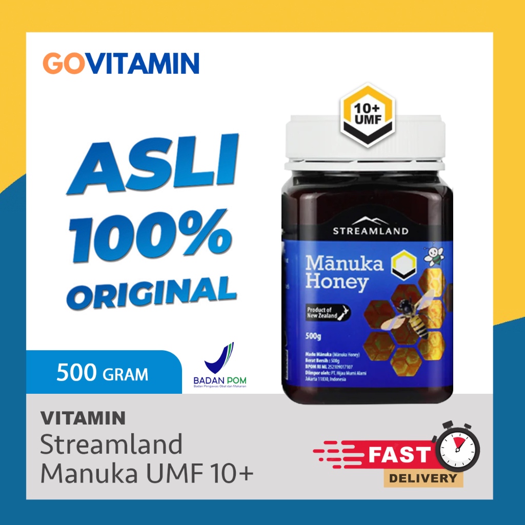

Streamland Madu Manuka UMF 10 (500gr) Honey Original New Zealand