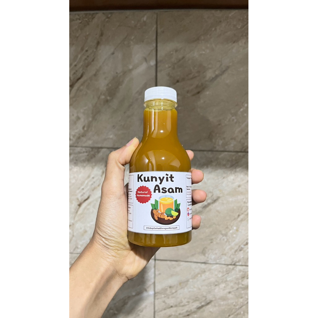 

Minuman Rempah Kunyit Asam / Jamu Kunyit Asam 1 Liter