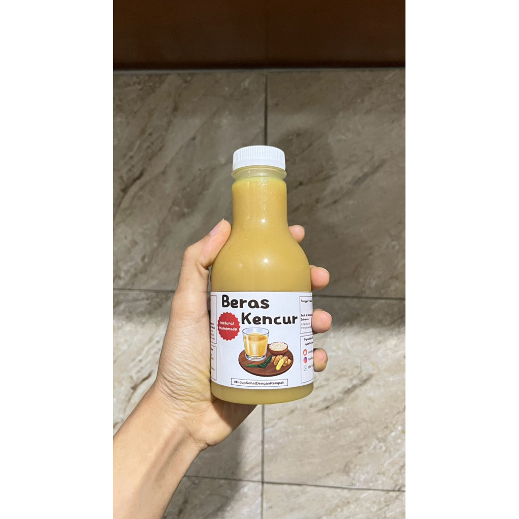 

Minuman Rempah Beras Kencur / Jamu Beras Kencur 1 Liter