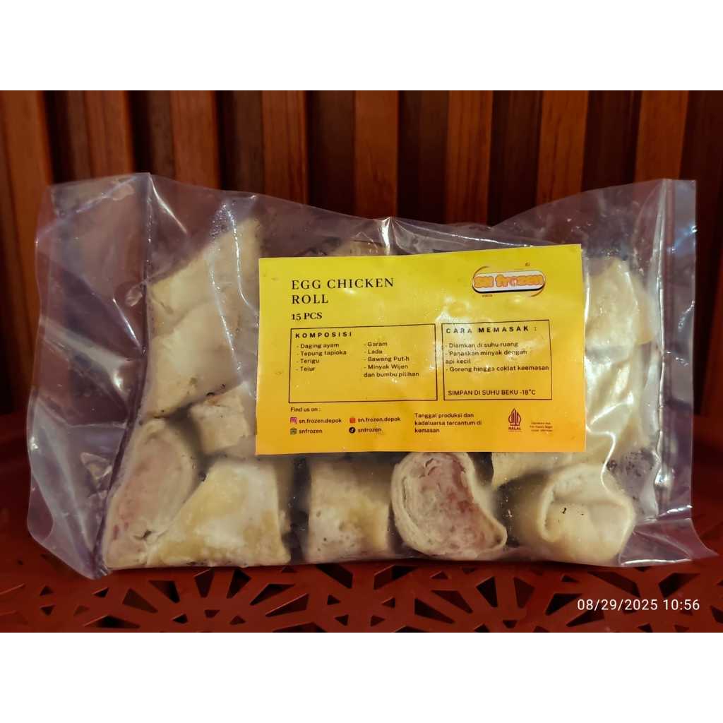 

Egg Chicken Roll ( frozen food bento ) / EGG CHICKEN ROLL ISI 15PCS