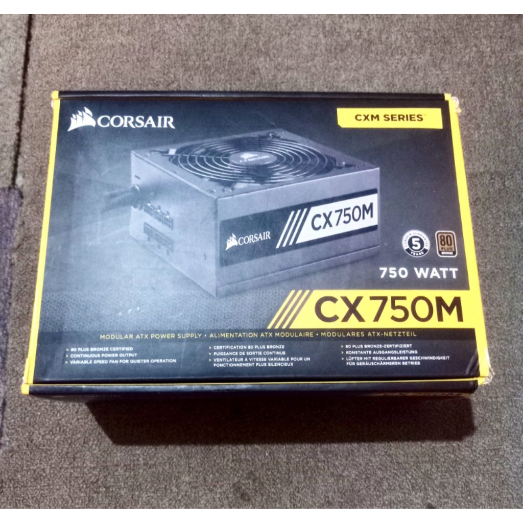 PSU Corsair 760 Watt 80+ seri CX750M