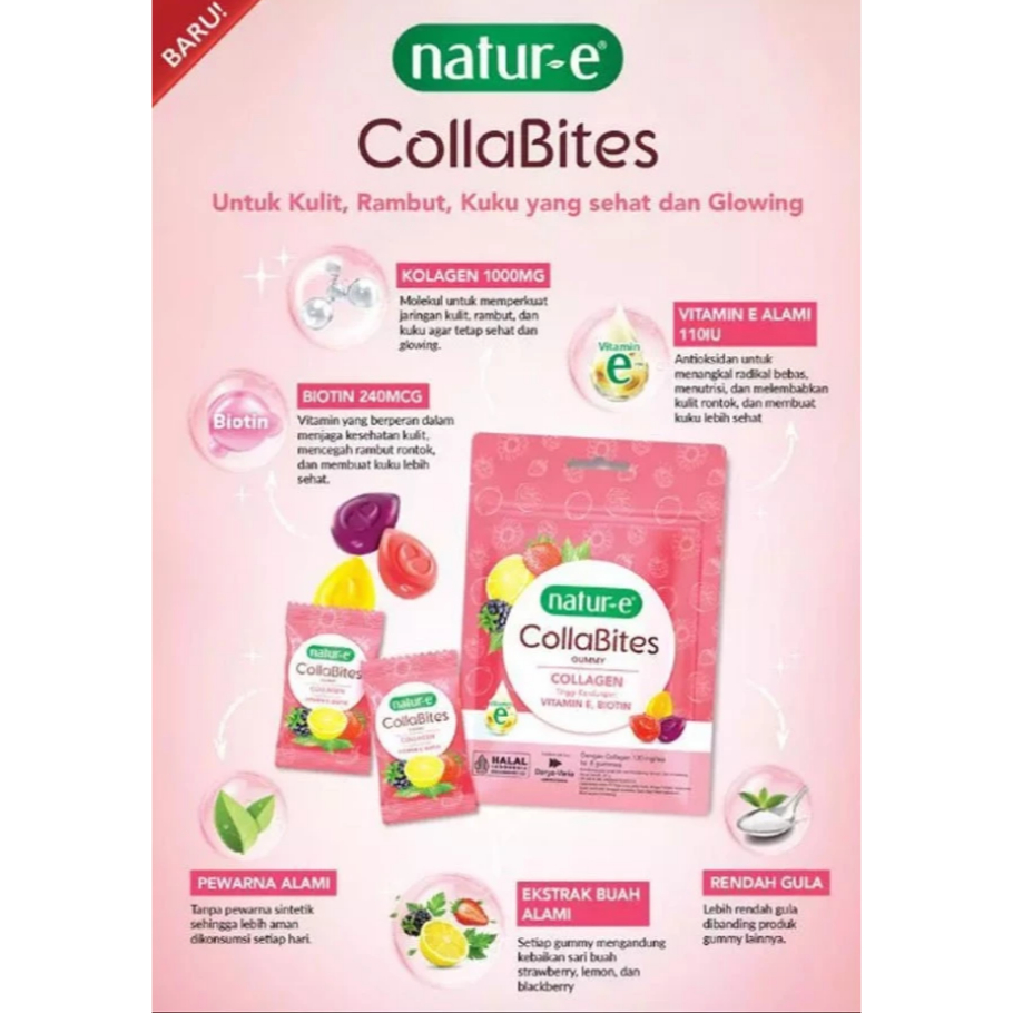 Natur-E CollaBites Gummy Collagen With Vitamins