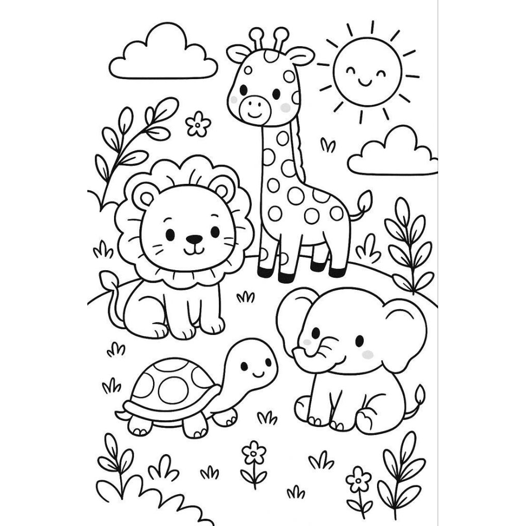 

Gambar Hewan Mewarnai (Minimal pembelian 4Gambar)