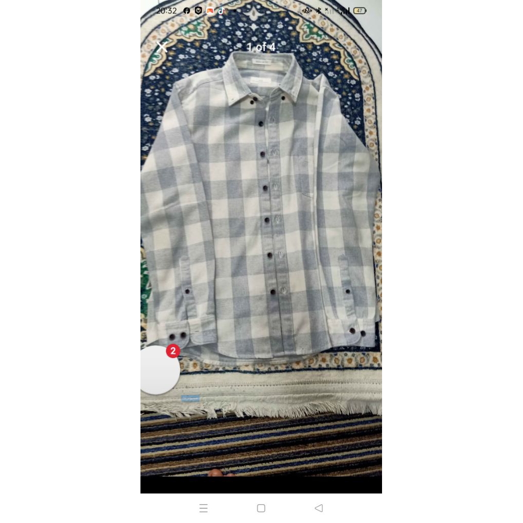 flanel peter nation size s