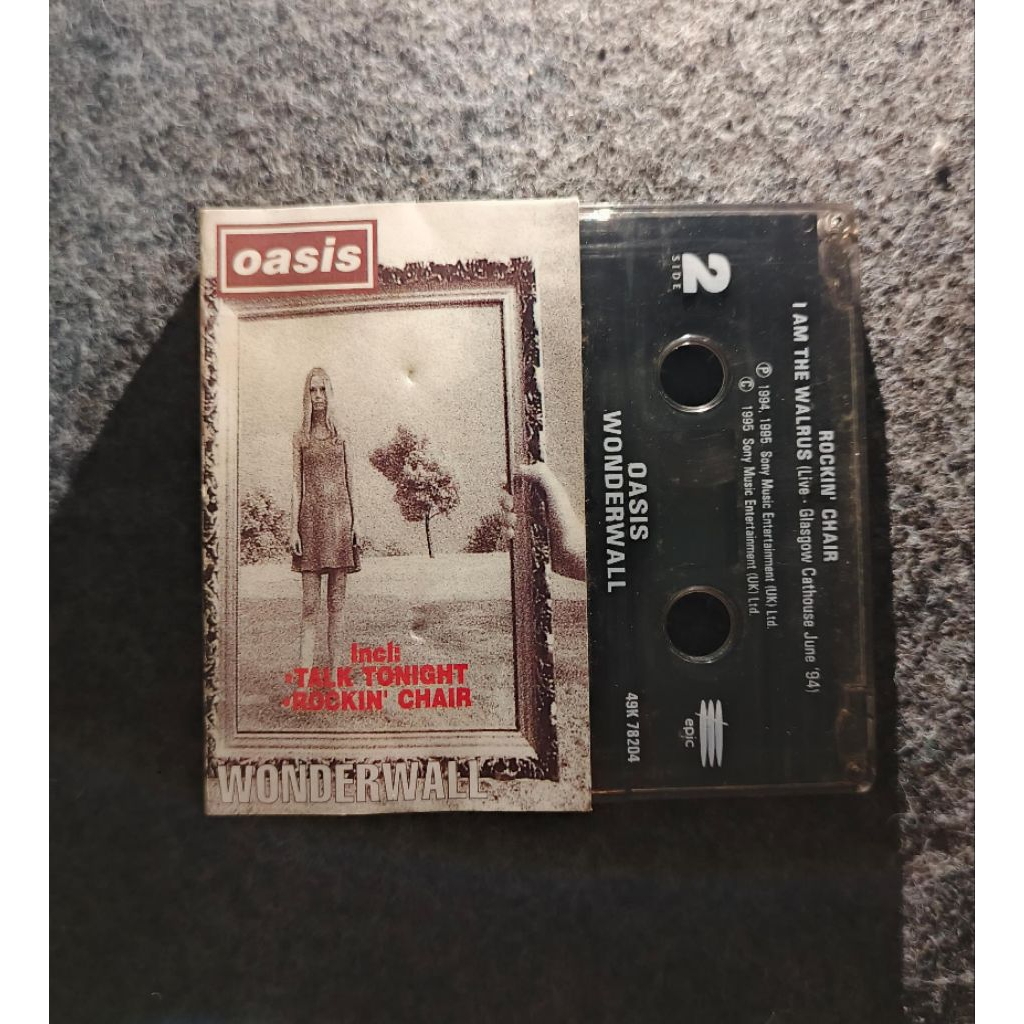 Kaset Pita Oasis Album Wonderwall (Original)