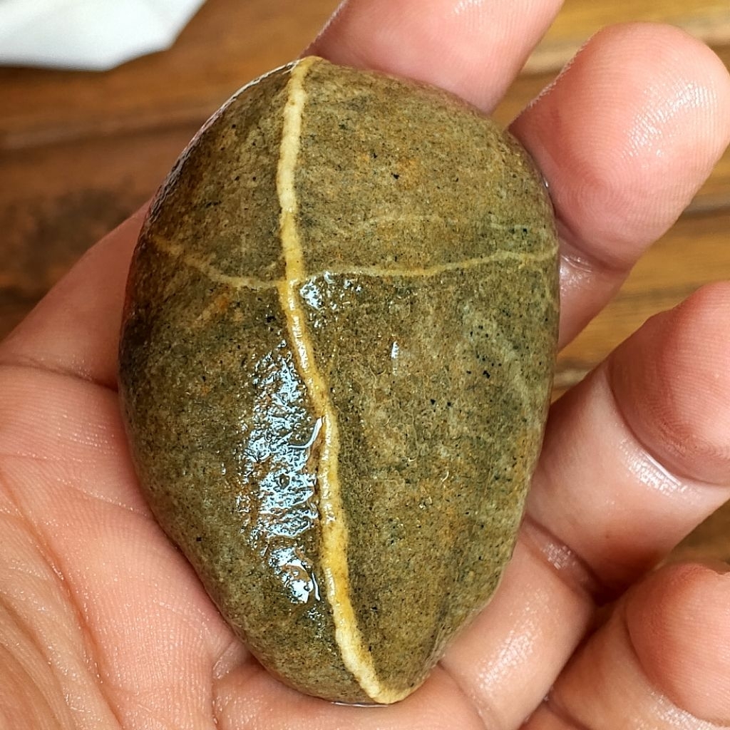 batu tapak jalak natural alam bahan