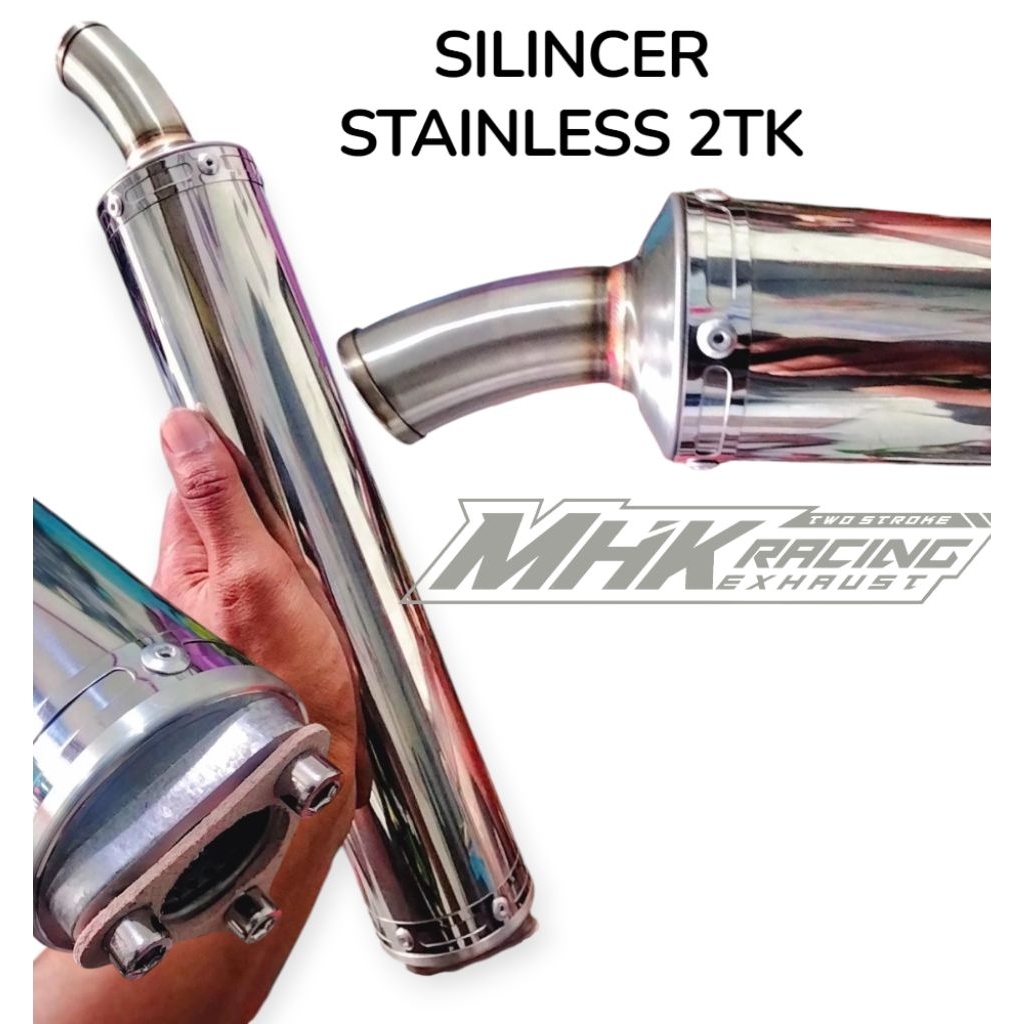 Silincer Slencer Knalpot  Ninja 2 Tk Moncong Bending by MHK RACING PRODUK PNP ninja r rr ss   ( free