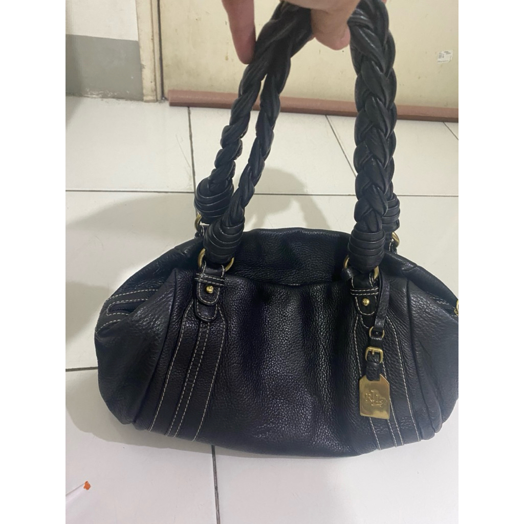 Preloved shoulder bag Ralph Lauren Kulit asli