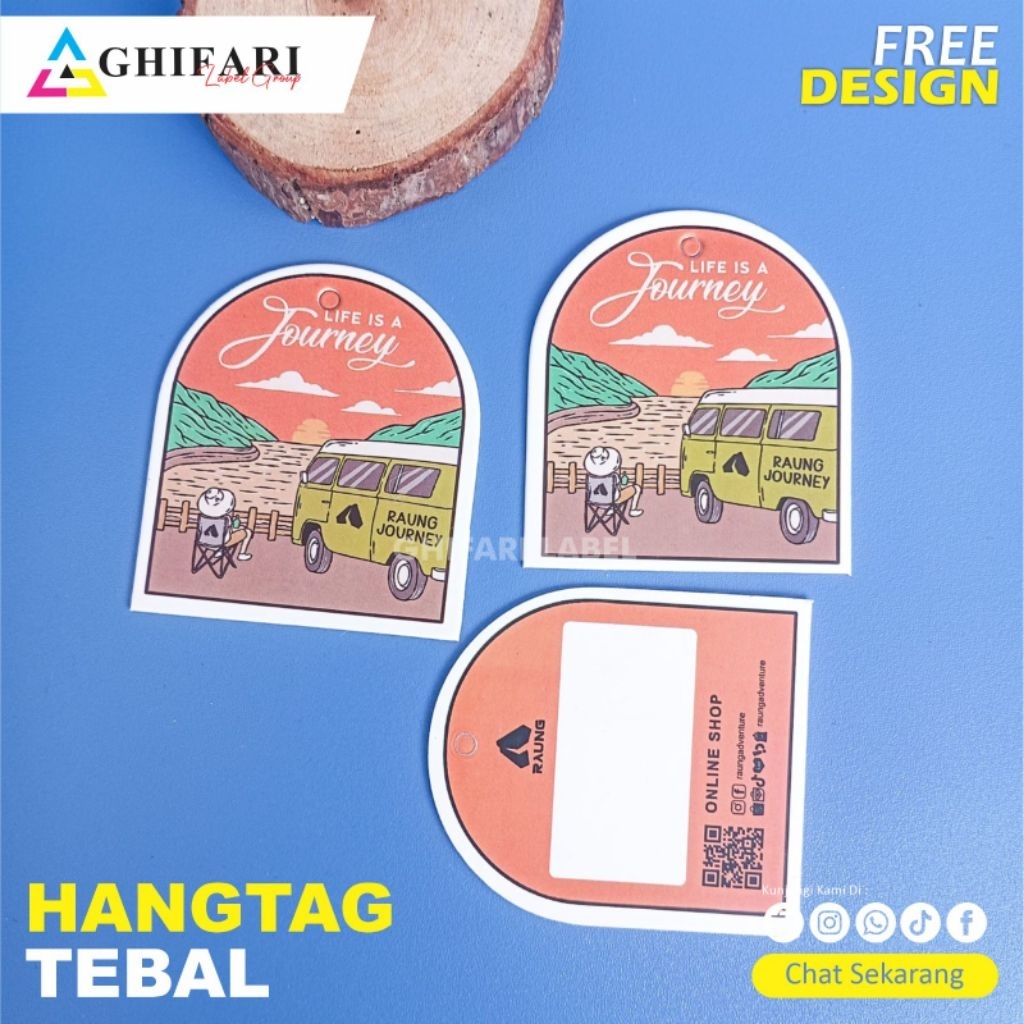 Hangtag Tebal Premium/hangtag distro/hangtag kaos/hangtag tebal 700gram/hangtag baju