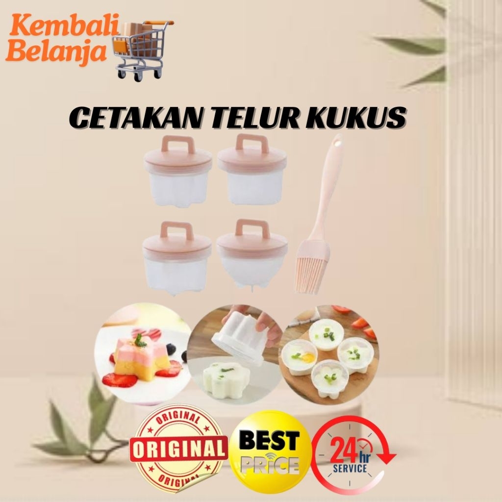 Cetakan Telur Kukus/ Cetakan Telur Rebus/ Cetakan Puding/ Cetakan Jelly/ Cetakan Agar-Agar Dessert/ 