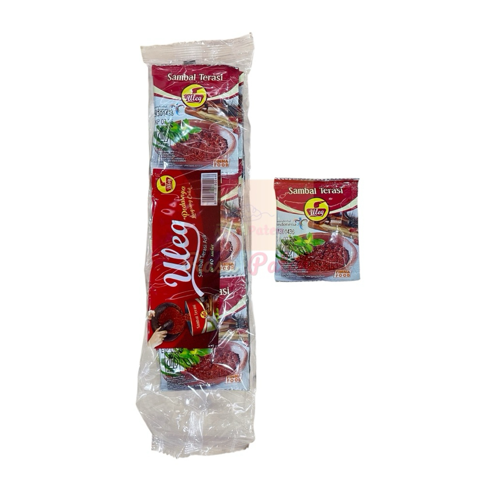

SAMBAL TERASI FINNA ULEG 18 gr HALAL BPOM RI Sambel Uleg Finna Food