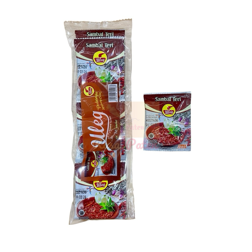 

SAMBAL TERI FINNA ULEG 15 gr HALAL BPOM RI Sambel Uleg Finna Food