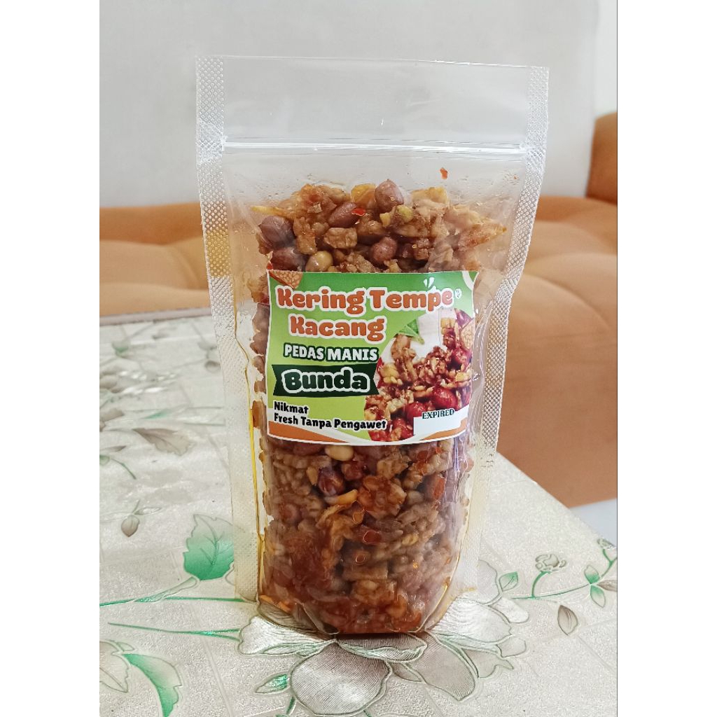 

Kering Tempe Kacang Pedas Manis Bunda