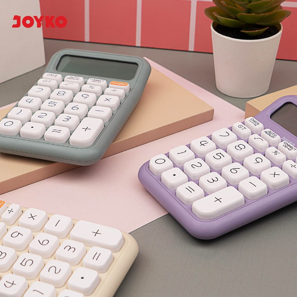 

JOYKO Calculator Kalkulator CC-62CO 12 Digits Check & Correct