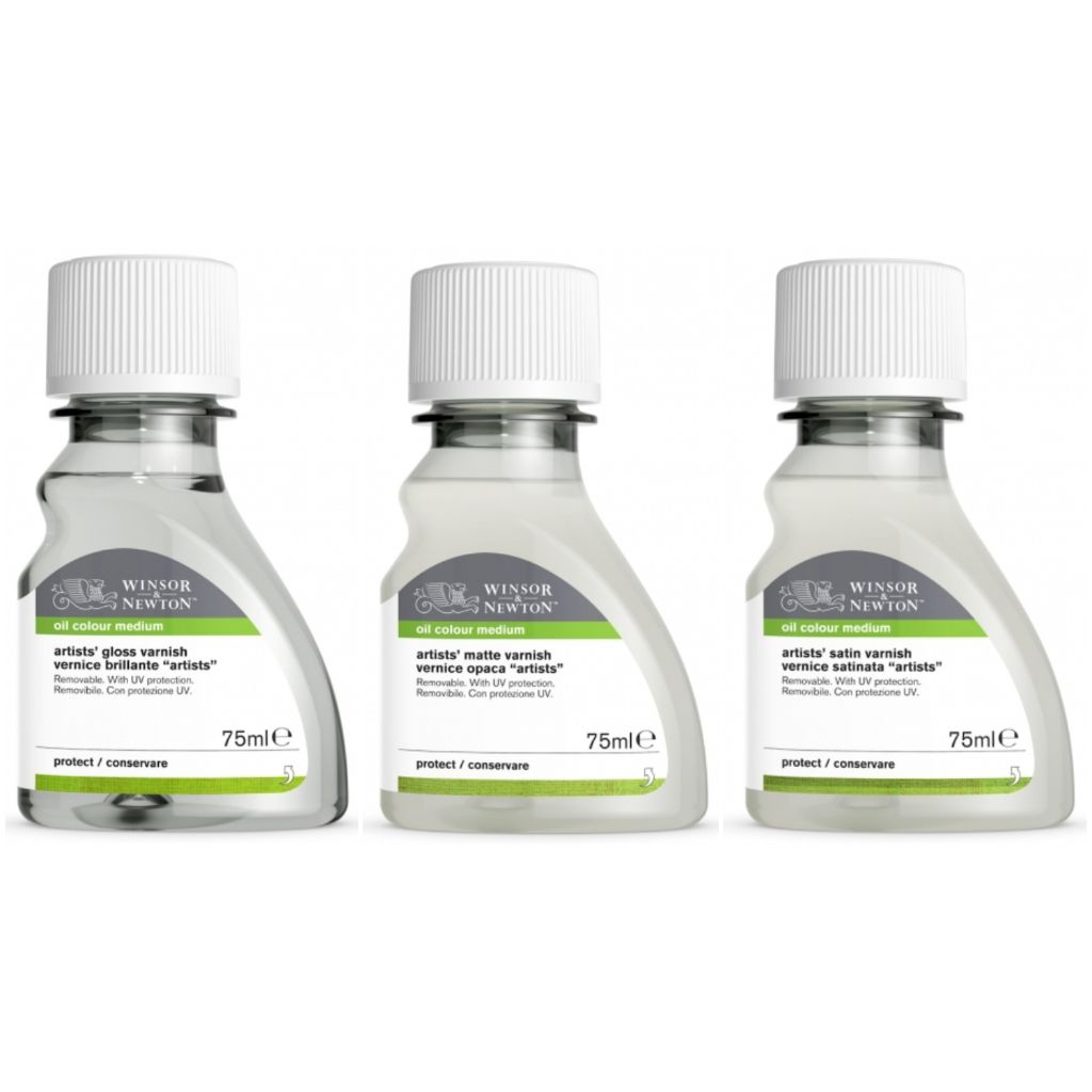 

Artists' Gloss / Satin / Matt Varnish 75 ml Winsor & Newton Suitable For Oil & Acrylic Painting