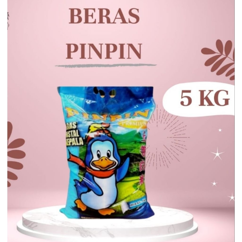 

Beras premium beras pinpin kemasan 5kg