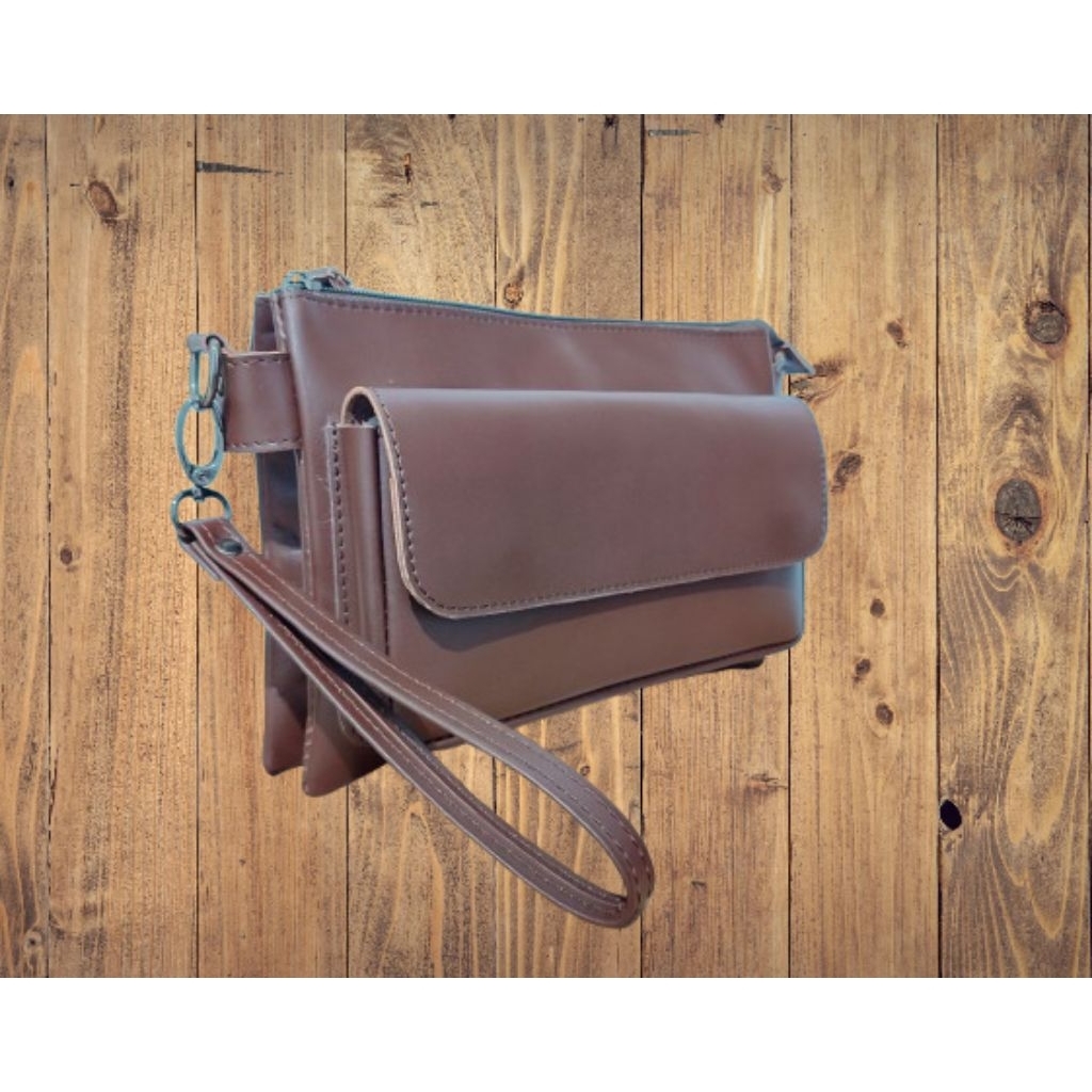 handbag kulit sapi asli | clutch pria asli kulit garut