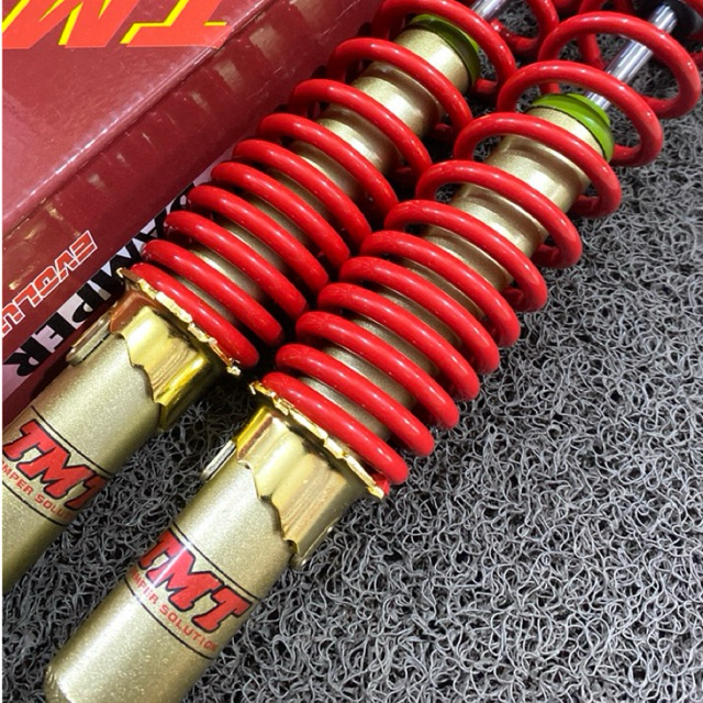SHOCK BELAKANG TMT SHOCK 340MM SHOCK BREAKER KHARISMA SUPRA X 125 REVO ABSOLUTE MOTORCYCLE