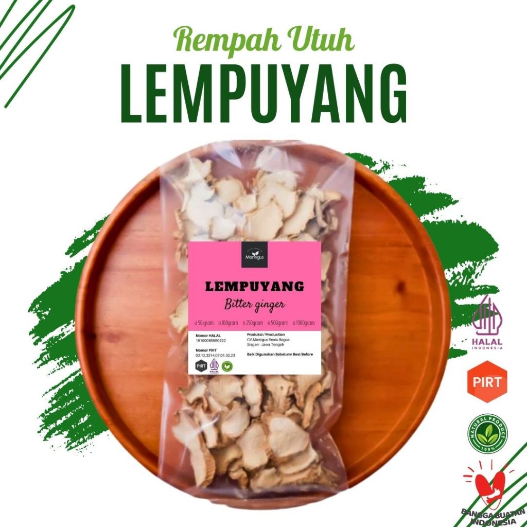 

Lempuyang Kering Rempah Asli