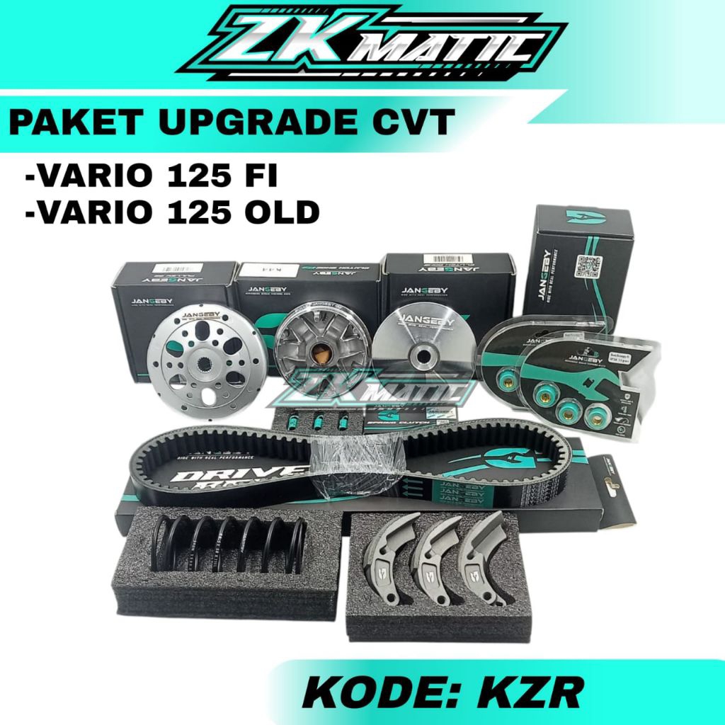 Paket Upgrade Kirian Cvt JANGEBY Honda Vario 125 Fi Vario 125 Old KZR Anti Loyo Anti Gredek