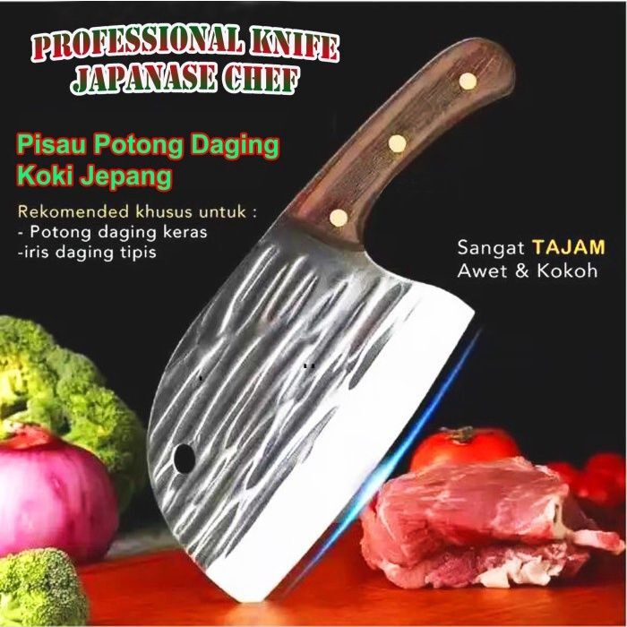 [ORIGINAL ASLI]Pisau Koki Japanese Knife Super Tajam&Kuat