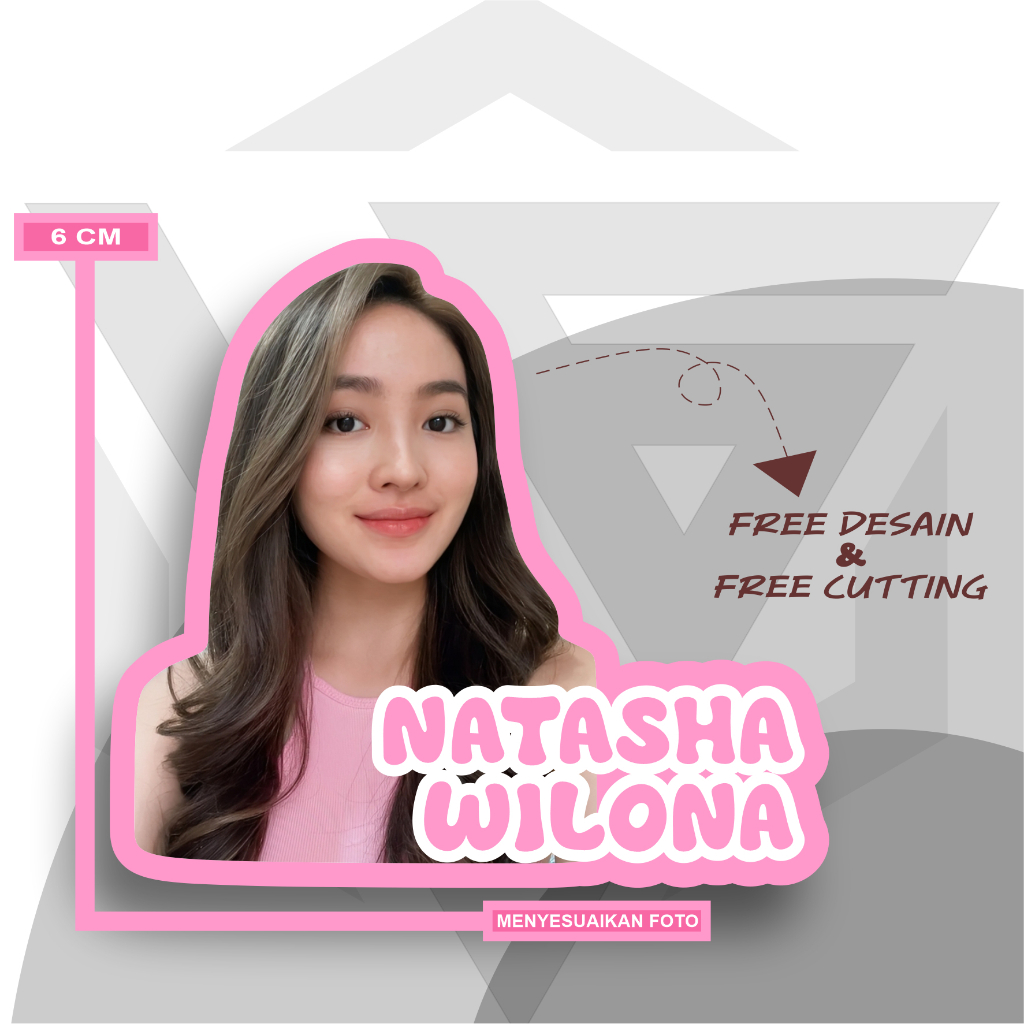 

Custom Stiker Foto Wajah Dan Tulisan Nama Custom Tanpa Pre Order