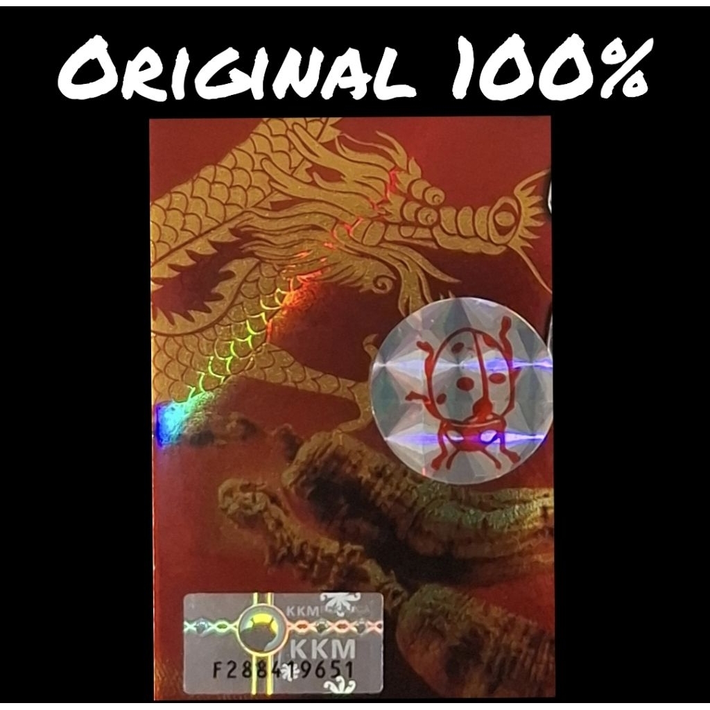 

TGB Stiker Kumbang Stiker Silver Naga Timbul Original 100%