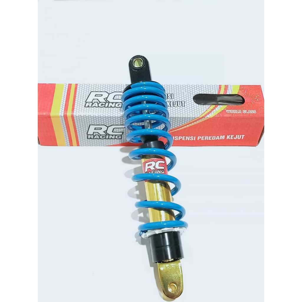 shock belakang motor metic ukuran 310mm-biru