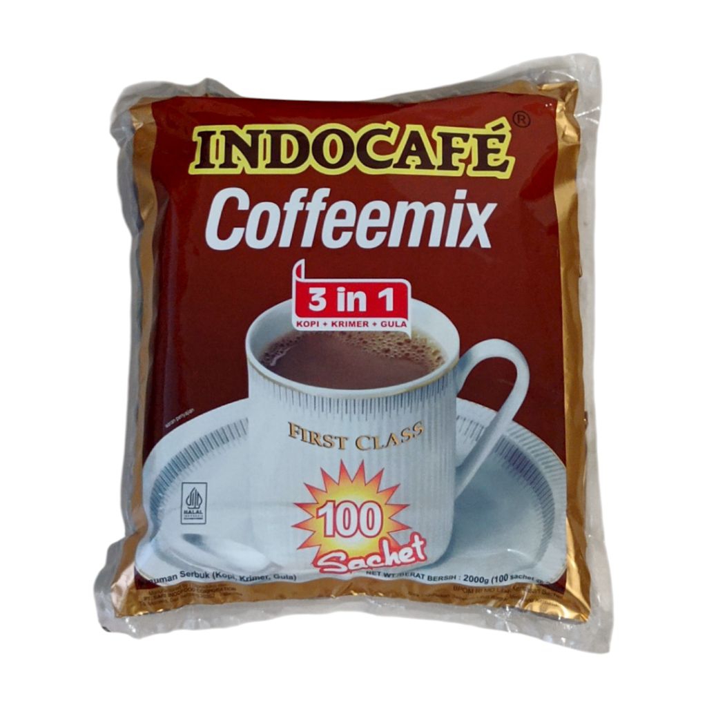 

Indocafe Coffeemix 10 Renceng (100 Sachet) - Kopi Creamy Praktis Mood Booster