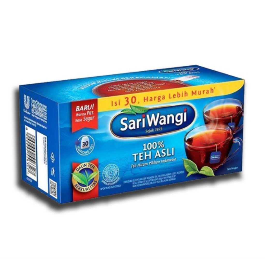 

SariWangi Teh Celup Hitam Asli 30 x 1.85 g