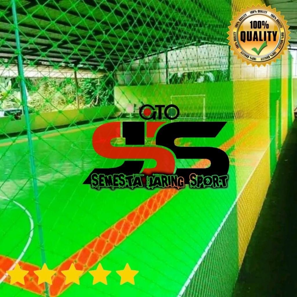Jaring Lapangan Futsal-Mini Soccer - volly - DLL