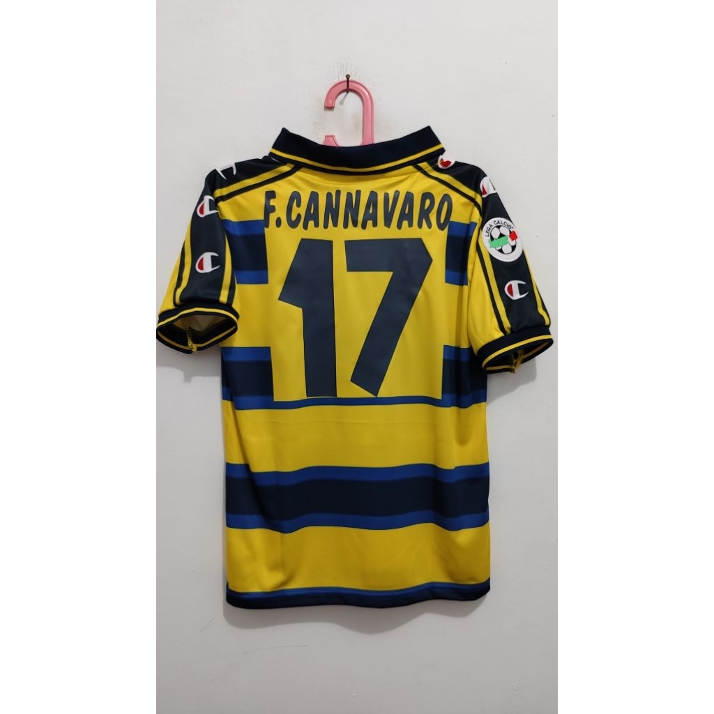 jersey retro Parma Cannavaro size S L