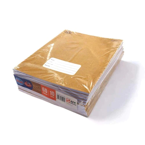 

Sidu Buku Tulis Sekolah Sampul Coklat 40 Lembar - 1 Pack Isi 10 Buku