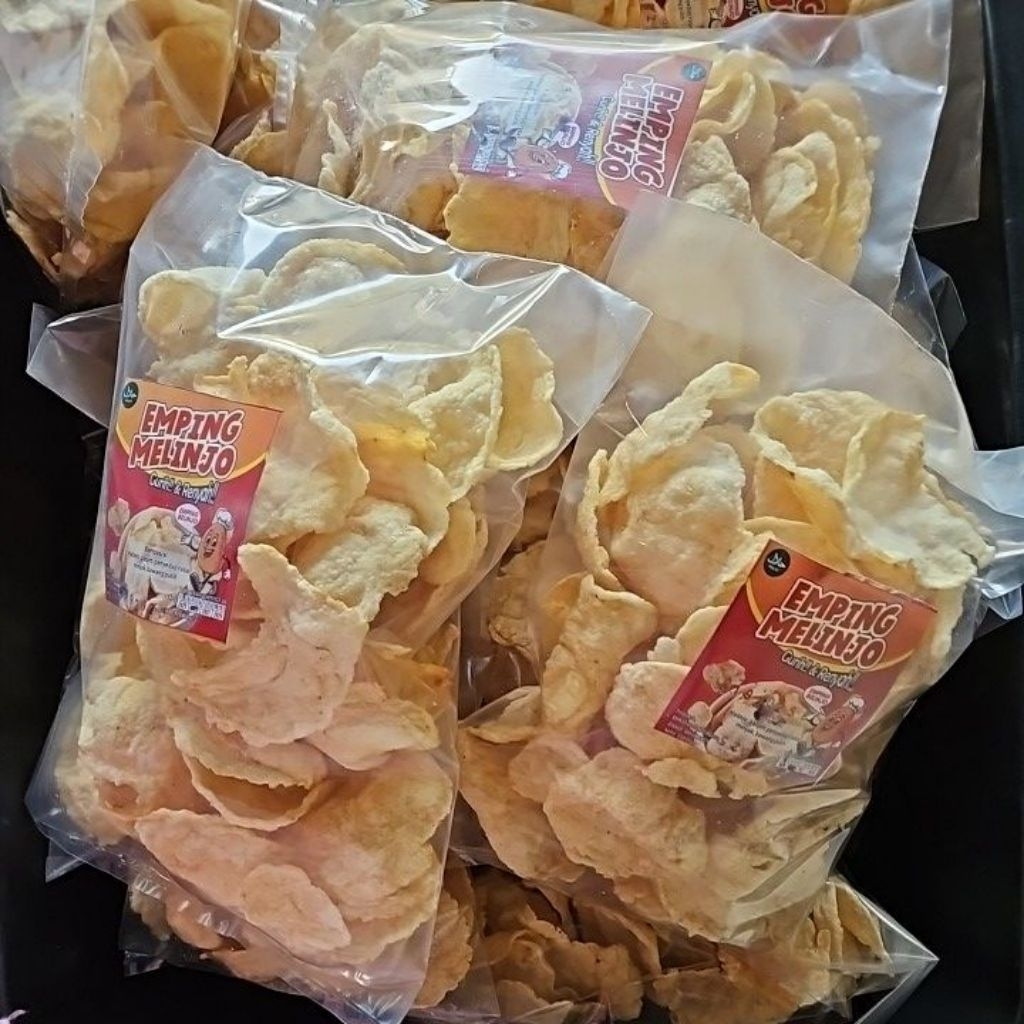 

Emping Melinjo Asin Berat 250gram