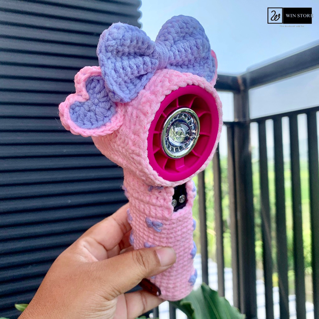 Sarung rajut Goojodoq GFS002 (senter) Cover crochet / Case / mini fan kipas Goojodoq