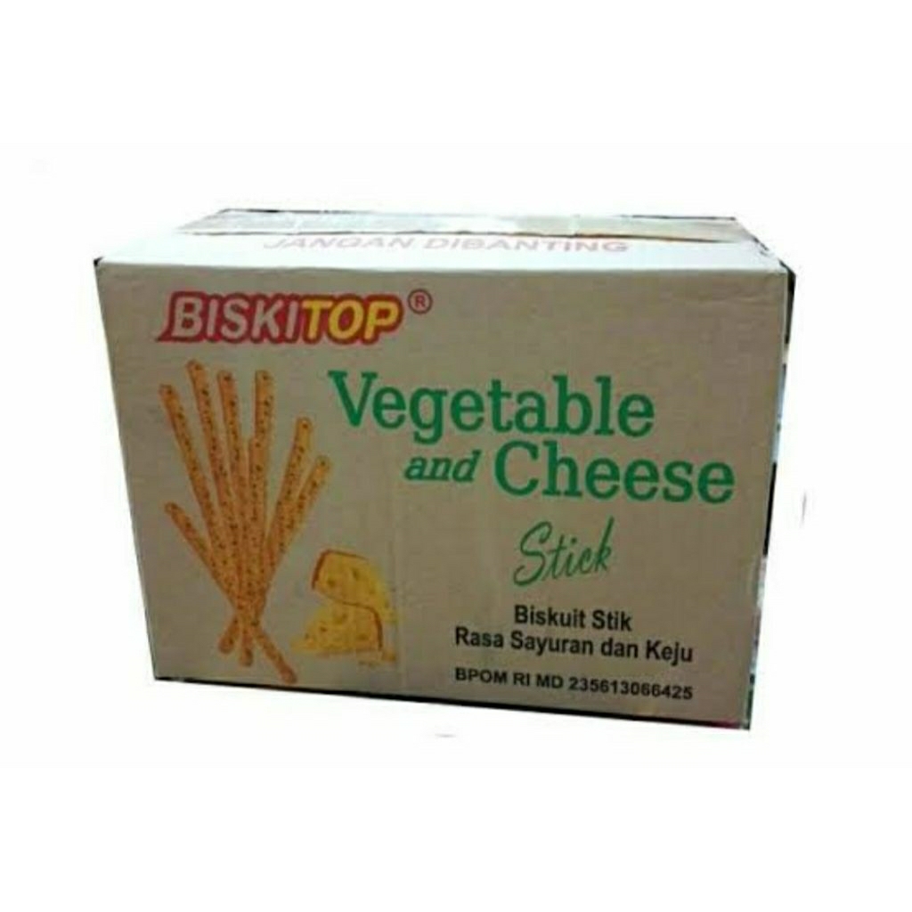 

1 DUS Biskitop Vegetable And Cheese ( isi 40 pcs @50gr )