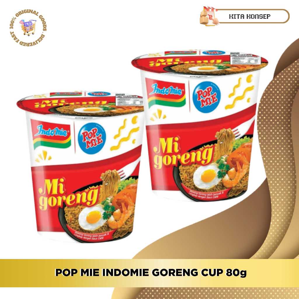 

POP MIE INDOMIE GORENG CUP 80g