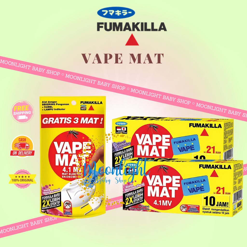 Fumakilla Vape Mat 4.1 MV - 2X Lebih efektif dibandingkan Vape Ultra
