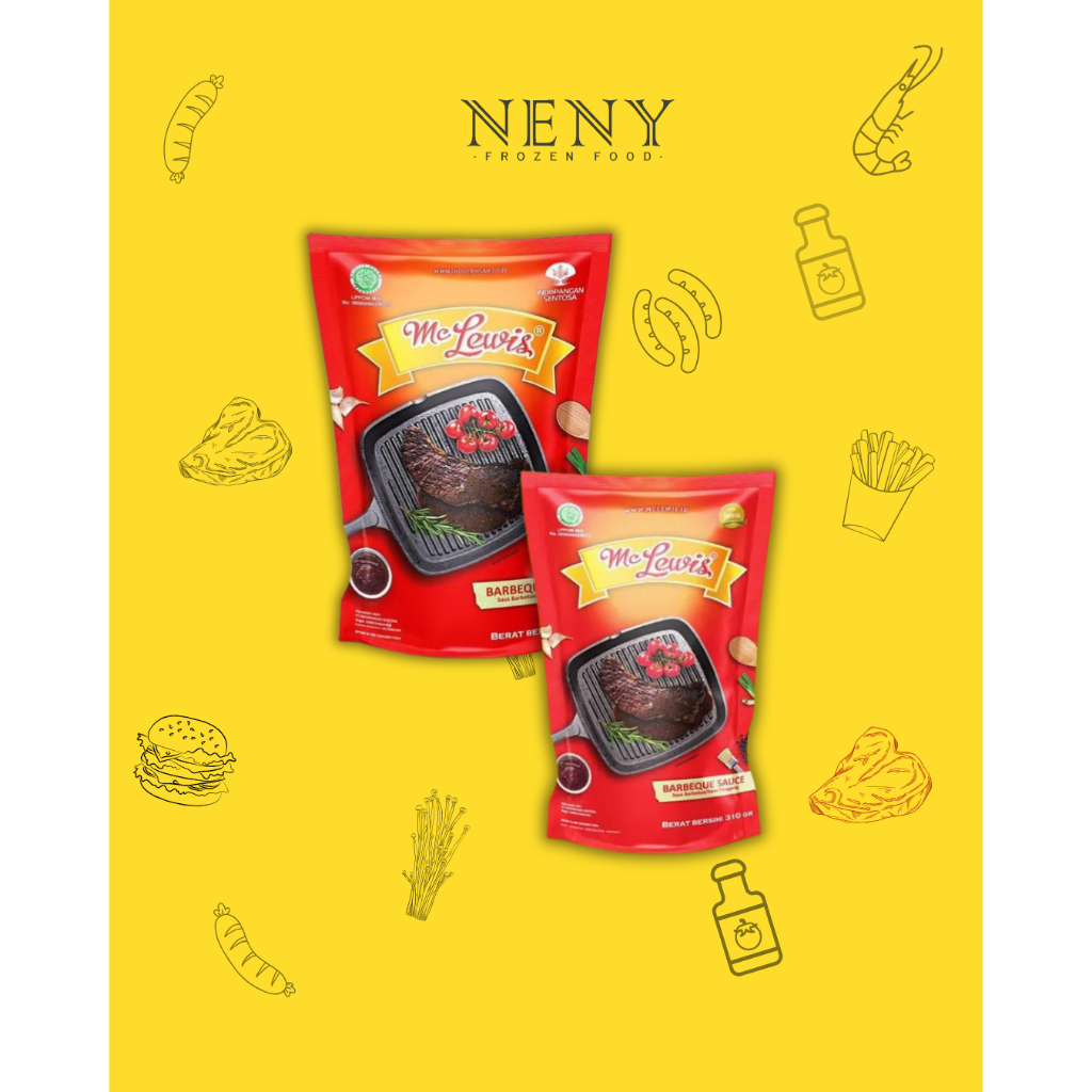 

SAUS BBQ MCLEWIS 310GRAM;1000GRAM