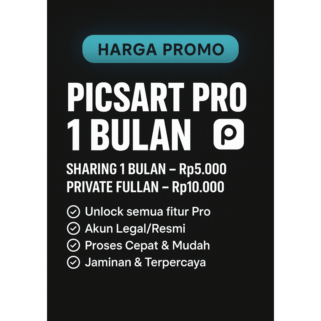 Picsart Premium Full Akses – Edit Foto & Video Tanpa Watermark
